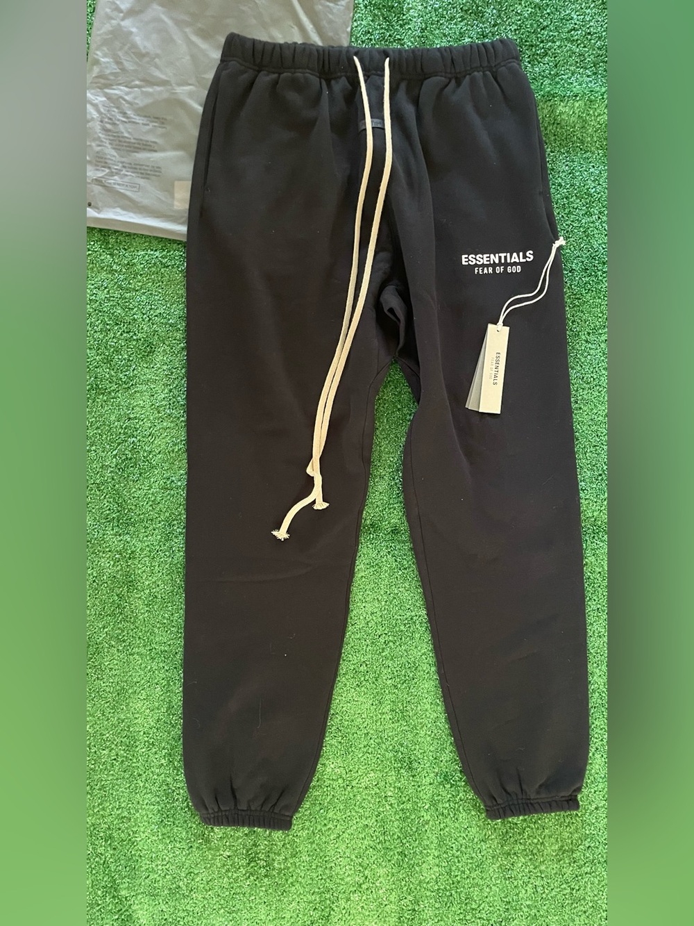 Black Jogger Sweatpants with Drawstring